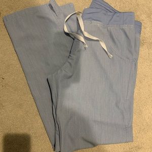 Figs Kade cargo scrub pants in denim - medium